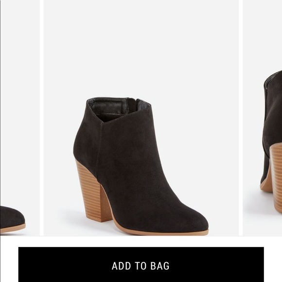 JustFab Shoes - A brand new set of black ankle JustFab boots
